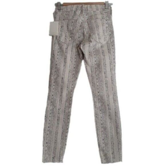 MOTHER Looker Ankle Fray Slipstream in Silver Strand Slim Jeans Sz 24 - Picture 3 of 15